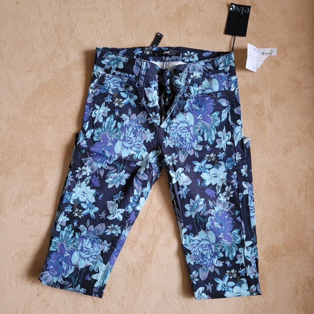 ELSE FLORAL SKINNY JEANS SIZE 26w - Picture 6 of 11